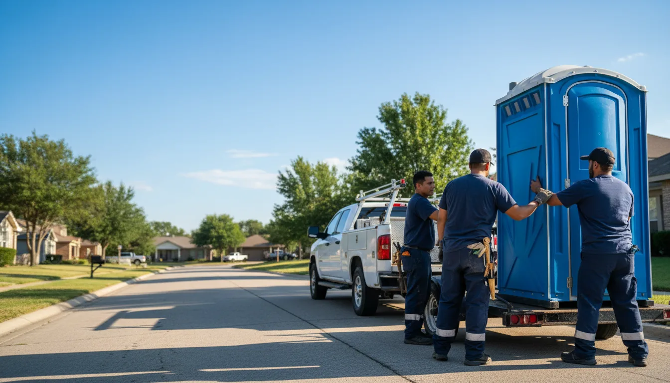 Portable Toilet Rental in Higgins, TX near me